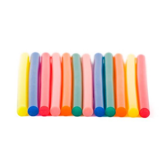 Комплект стрижнів клейових кольорових 11,2*200 мм, 12 од. INTERTOOL RT-1028 | Зображення 3