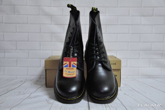 Женские Ботинки Dr.Martens 1460 (Black) Размер 35 36 37 38 39 40 41 | Зображення 1