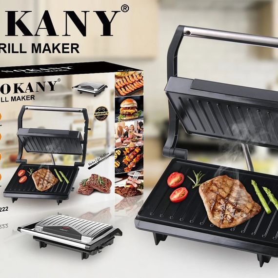 Контактний електричний гриль з регульованим термостатом XPRO Sokany SK-220 (45437-SK-220_601) | Зображення 3