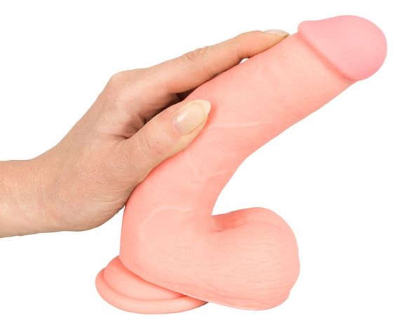 Фалоімітатор з мошонкою - Medical Silicone Dildo, 20 см Sex Aura | Зображення 7