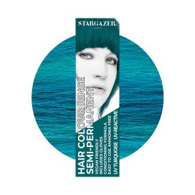 Краска для волос УФ Бирюза Stargazer Semi-permanent hair colour UV Turquoise 70 мл