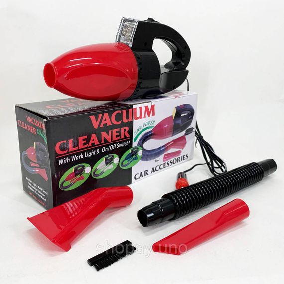 Ручной автономный электрический пылесос для уборки Car vacuum cleaner, Автомобильный пылесос с кабелем DN-76 | Зображення 2
