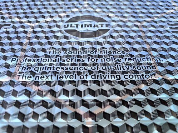 Виброизоляционный лист ULTIMATE EXPERT BLUE SILVER 3 мм (50x35 см) | Зображення 2