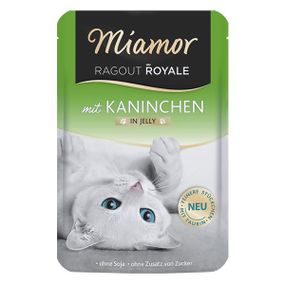 Вологий корм для котів із кроликом Miamor Ragout Royale Mit Kaninchen, 100 гр