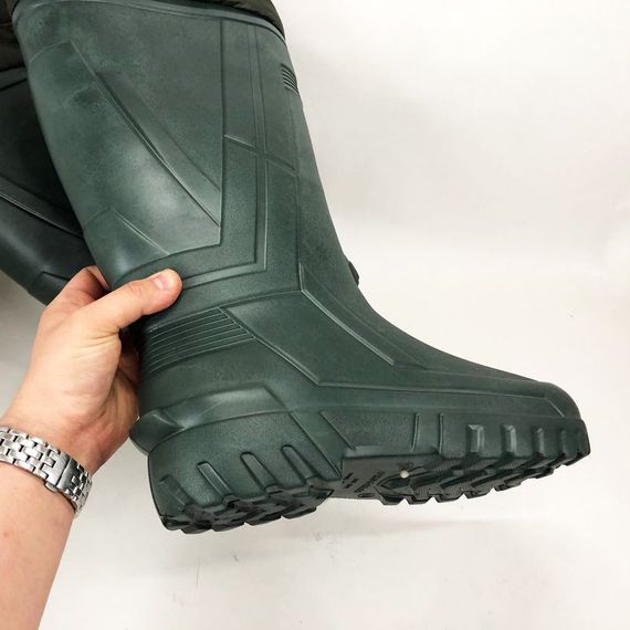 Чоботи якісні утеплені гумові високі. Розмір 41, чоботи гумові чоловічі рибальські | Зображення 5