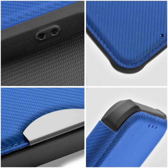 Кожаный чехол-книжка GETMAN Razor (PU) для Samsung Galaxy A36 5G / A56 5G Blue | Зображення 3