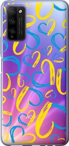 Чехол на Huawei Honor 30 Lite Сердца UA "5292u-2074-17620"