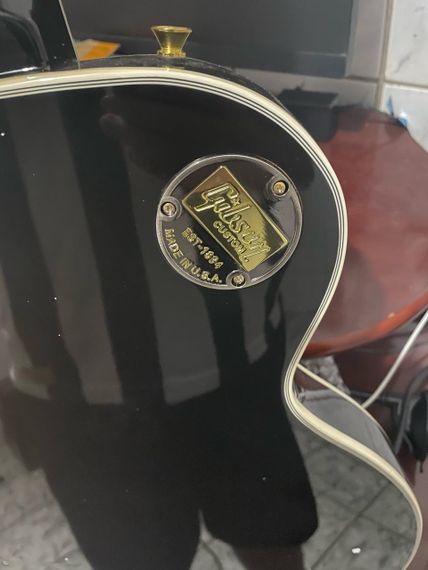 Задня кришка пікгард для електрогітари Gibson Les Paul Custom LP метал | Зображення 4