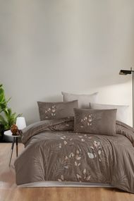 Постільна білизна First Choice Ranforce 200 х 220 см Hardy Brown