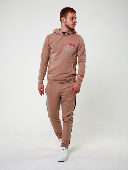 Худи НАСА весна бежевый S M | Зображення 3