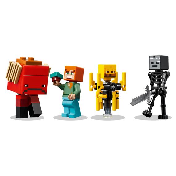 Конструктор LEGO Minecraft Битва з лавою у Незері (21266) | Зображення 8
