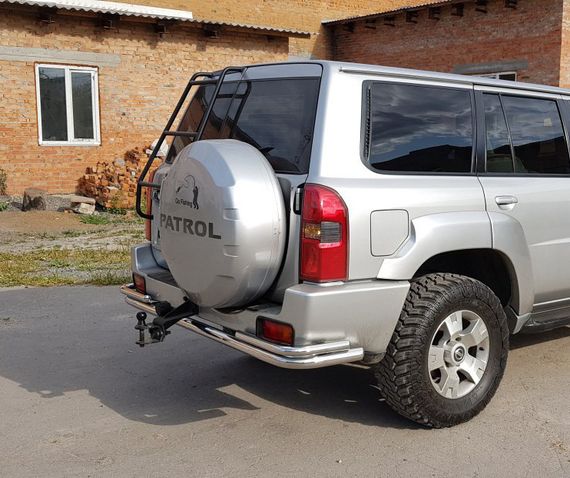 Задня дуга AK005-3 (нерж) для Nissan Patrol Y61 1997-2011 рр | Зображення 1