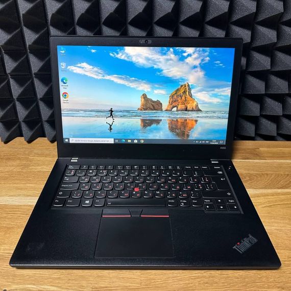 Ультрабук Lenovo ThinkPad A485 / 14" (1920x1080) IPS / AMD Ryzen 5 Pro 2500U (4 (8) ядра по 2.0 - 3.6 GHz) / 8 GB DDR4 / 256 GB SSD / AMD Radeon Vega 8 Graphics / WebCam б/в | Зображення 1