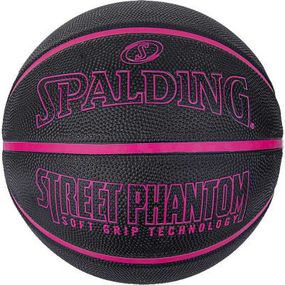Мяч баскетбольный Spalding Street Phantom чорний, фіолетовий Уні 7 84385Z (689344406398)