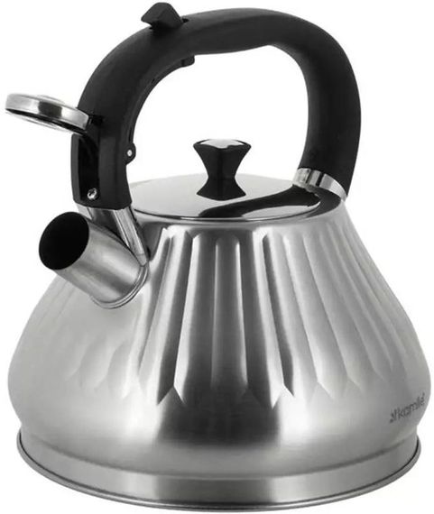 Чайник Kamille Whistling Kettle Marshmallow 3л з нержавіючої сталі зі свистком | Зображення 1