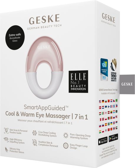 Масажер для очей GESKE Cool&Warm Eye Massager 7в1 starlight | Зображення 7