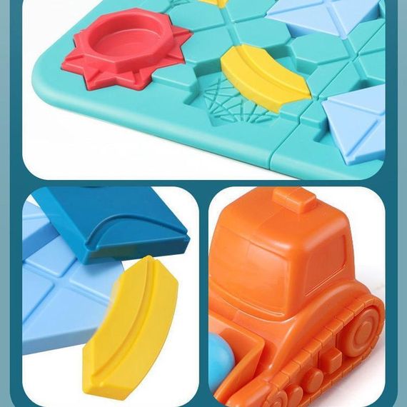 Настільна інтерактивна гра Ummi BS805 Logical Road Builder Green | Зображення 4