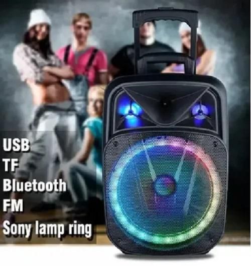 Портативна акустика XPRO GZ-W1308 8" USB SD LCD FM (MER-15674_2174) | Зображення 2