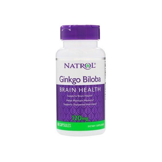 Гинкго Билоба Natrol Ginkgo Biloba 120 mg 60 Caps
