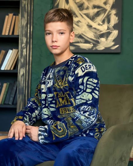 Піжама для хлопчика (підліткова) Носи своє 164 Синій (p-4131-126412) | Зображення 3