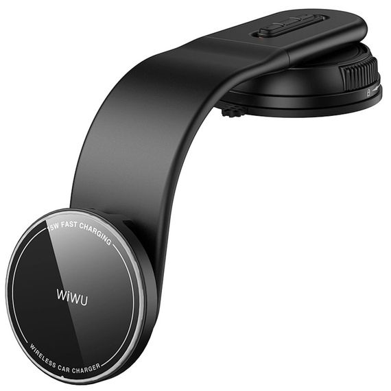 Автодержатель с БЗУ WIWU CH-327 Universal Automatic 15W Black | Зображення 5