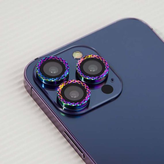 Захисне скло Metal Shine на камеру (в упак.) для Apple iPhone 13 Pro / 13 Pro Max | Зображення 2