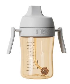Поїльник дитячий HEORSHE 300 мл Сірий