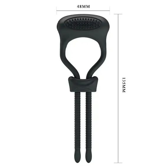 Эрекционная петля на пенис "Curitis" с вибрацией sexstyle | Зображення 5