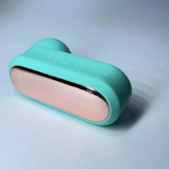 Вібростимулятор для клітора Passion Play у вигляді навушника, 8 режимів, бірюзовий Sex Aura | Зображення 5