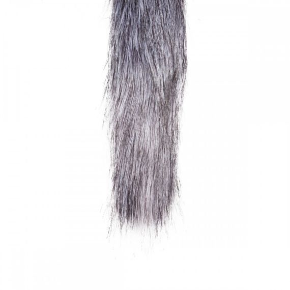 Анальна пробка метал з хвостиком Fox Tail Plug Easy Toys, Розмір L | Зображення 2