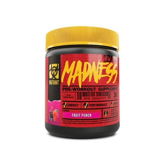 Комплекс до тренування Mutant Madness 225 g /30 servings/ Fruit Punch