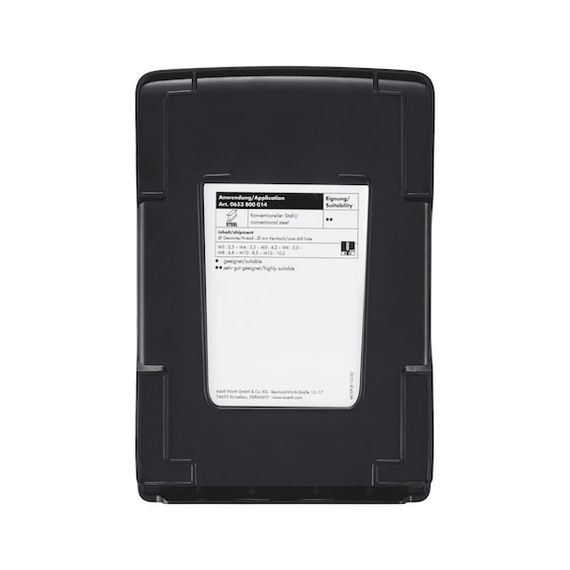 Набір свердел та мітчиків машинних для глухих отворів, сині, HSCo, 14 шт. | Зображення 6