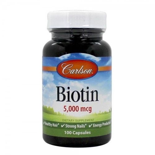 Биотин Carlson Labs Biotin 5000 mcg 100 Caps