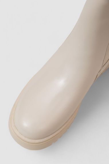 Ботинки женские зимние на меху  -уценка, цвет бежевый, 243RPM3143-U-5 | Зображення 1