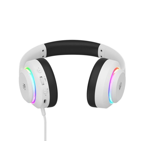 Гарнітура ігрова бездротова Bloody GR520 (White) з RGB підсвічуванням, білий колір | Зображення 8