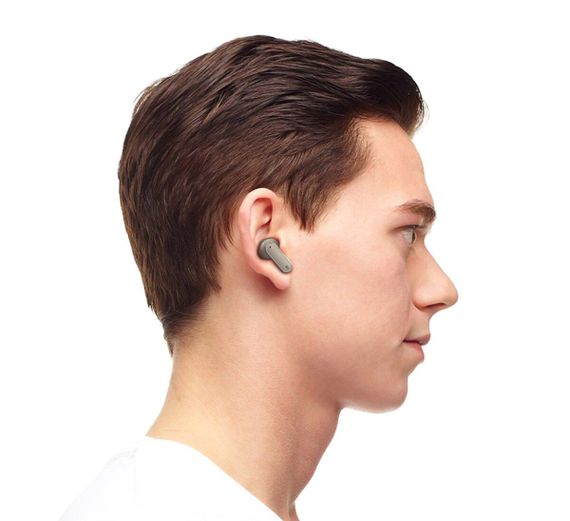 Бездротові навушники BOROFONE BW67 Gorgeous true wireless ANC+ENC noise reduction touch screen BT headset Champagne Gold | Зображення 4