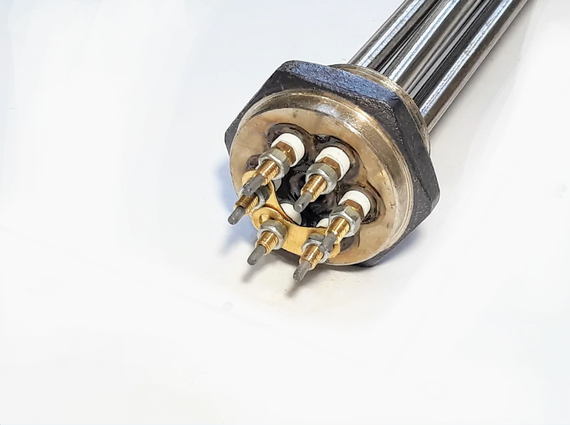 Блок Тенів 15000W з різьбленням 1,5" (Україна) | Зображення 1