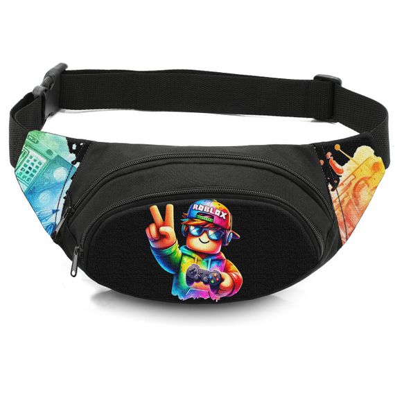 Сумка-бананка детская с принтом Roblox поясная сумка для мальчика (4431)