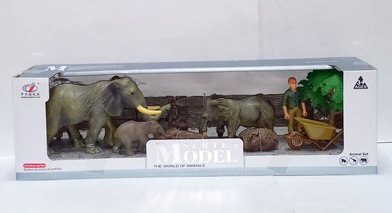 Набір "Дикі тварини" Q 9899 D 2 Animal Model, в коробці (6977153429665) Вид 2