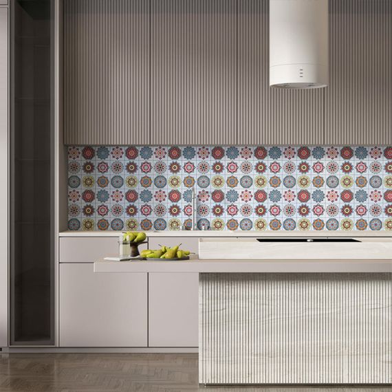 Самоклеюча вінілова плитка 600х600х1,5мм, ціна за 1 шт. (СВП-204) Матова SW-00000511 | Зображення 4