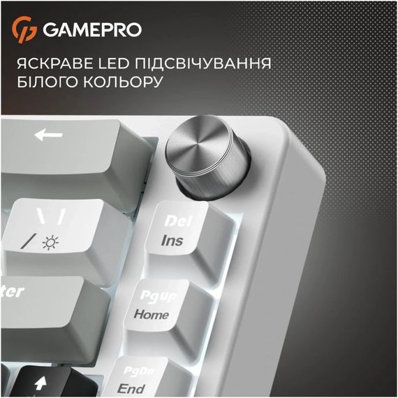 Клавіатура GamePro Genesis Silverlight MK116 USB UA Grey (MK116) | Зображення 7