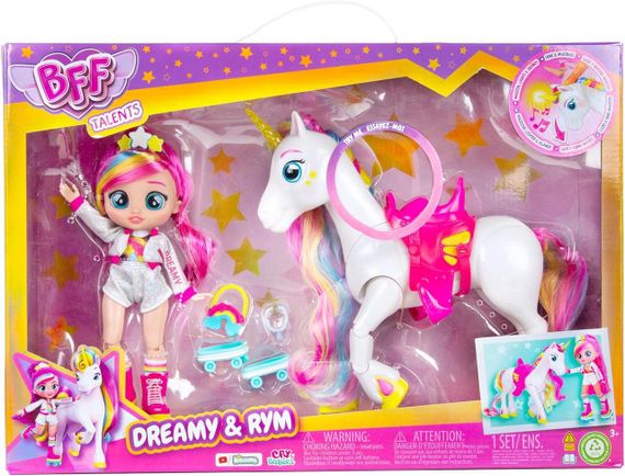 Игровой набор Кукла Дрими и единорог Рим Оригинал Cry Babies BFF Dreamy & Rym