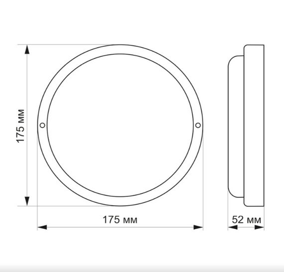 LED Світильник 20W 6500К IP65 круглий Titanum | Зображення 2