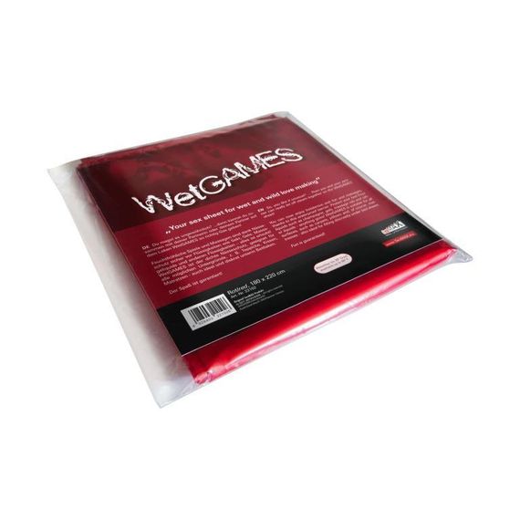 Простирадло - SexMax WetGAMES Sex-Laken Red, 180 x 220 см sexstyle