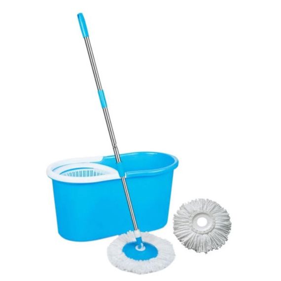 Універсальна швабра з віджимом-центрифугою та відром Easy Mop Кругла Швабра. AQ-520 Колір: синій | Зображення 3