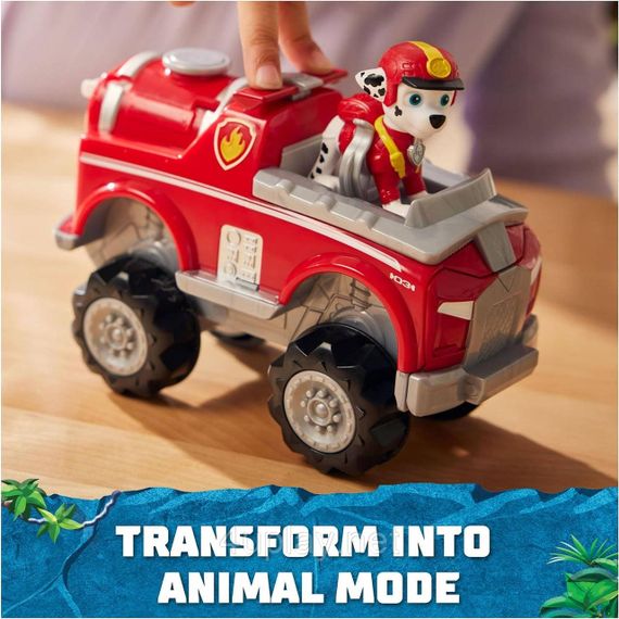 Щенячий патруль в джунглях Машина слон и фигурка Маршала Paw Patrol Jungle Pups Marshall Elephant Vehicle | Зображення 6