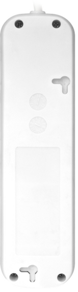 Мережевий подовжувач Defender S318 1.8 m 3 роз switch white (99233) | Зображення 2