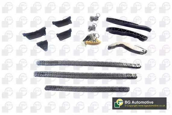 Ланцюг привода ГРМ (к-кт) Kia Sorento 2.5CRDi 02-10 (без шестерень), BGA (TC2700K) | Зображення 2