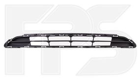 Решетка в бампере средняя Hyundai Sonata LF '14-17 темно-серая (FPS) 86561C2000