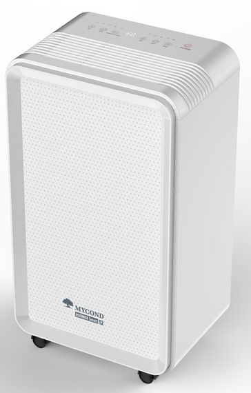 Осушувач повітря MYCOND Roomer Smart 12 побутовий, 12л.на добу, 120м3/год, 25м2, дисплей, ел. кер-ня, Wi-Fi, таймер, авто вимк., білий (ROOMER_SMART_12) | Зображення 2
